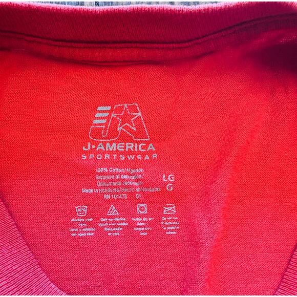 Two NC STATE WOLFPACK College NCAA Basketball Football T-Shirts Adults Large - Picture 4 of 10